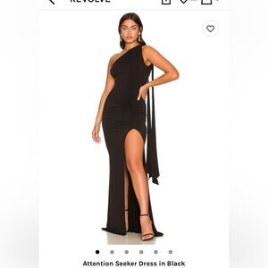 Attention Seeker Dress in Black